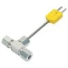 Flow Through Thermocouple Sensor Assembly For 1/4" Tubes 1 Flow Through Thermocouple Sensor Assembly For 1/4" Tubes -Omega Engineering Sales Store FTP PROBE l