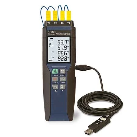 4-Channel Handheld Data Logger Thermometer 3 4-Channel Handheld Data Logger Thermometer