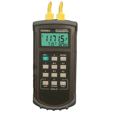 2 Channel 7 Thermocouple Types Datalogger Water/Splash Proof 2 2 Channel 7 Thermocouple Types Datalogger Water/Splash Proof