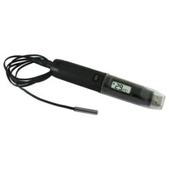 Thermistor Probe Temperature Data Logger With LCD Display