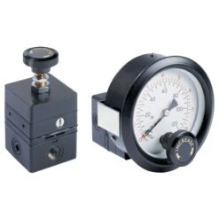 Pressure Regulators For Dry Gasses With Dial Gauge Port