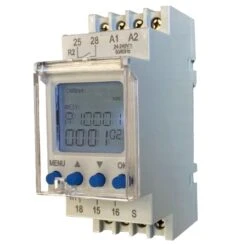 DIN Mount Digital Timer With 2 Relay Output